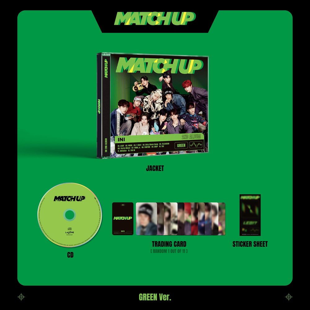  『MATCH UP』【3形態セット】(RED Ver.+BLUE Ver.+GREEN Ver.)